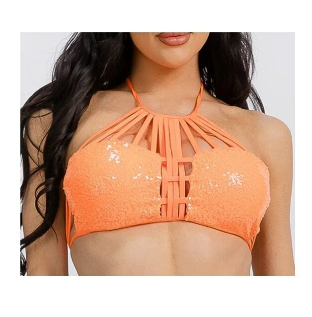 Swimsuit Bikini Set Medium Size New With Tags Shimmer Sequin