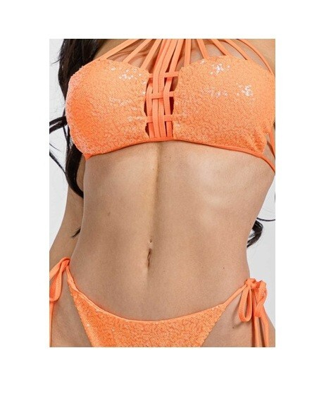 Swimsuit Bikini Set Small Size New With Tags Shimmer Sequins