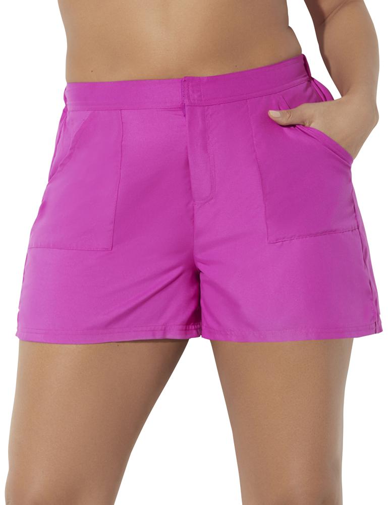 Swimsuits For All Women's Cargo Swim Short (Plus Sizes Available)