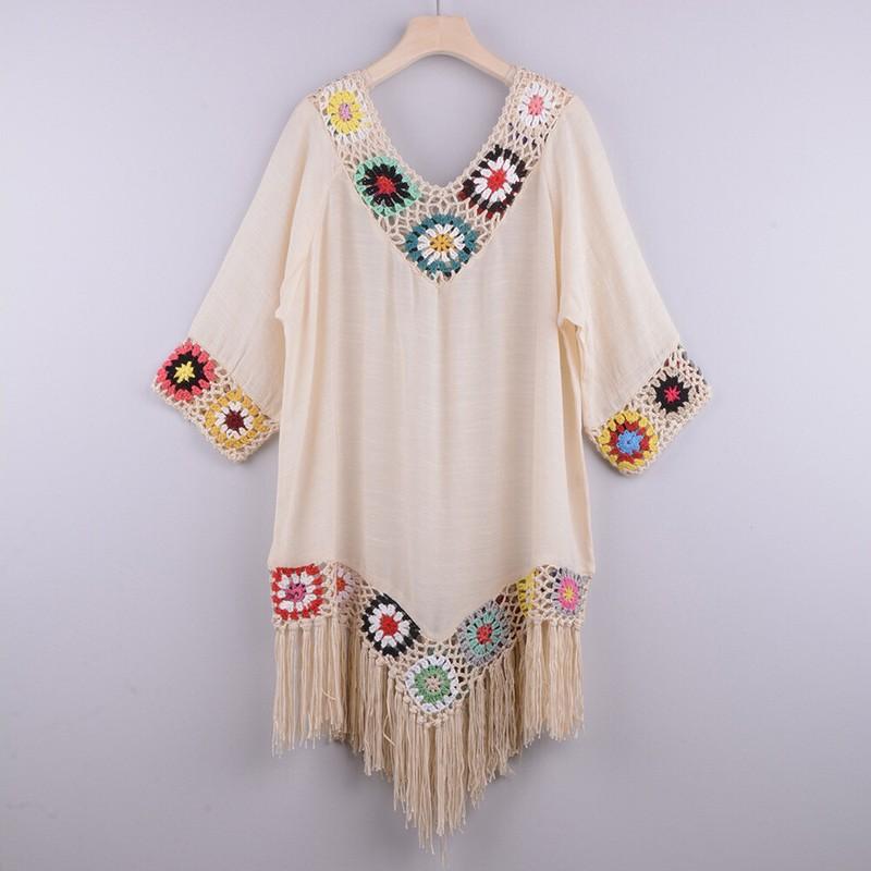 Swimwear Sarong Beach Cover Up Ladies Women Summer Beachwear Bikini Kaftan Dress