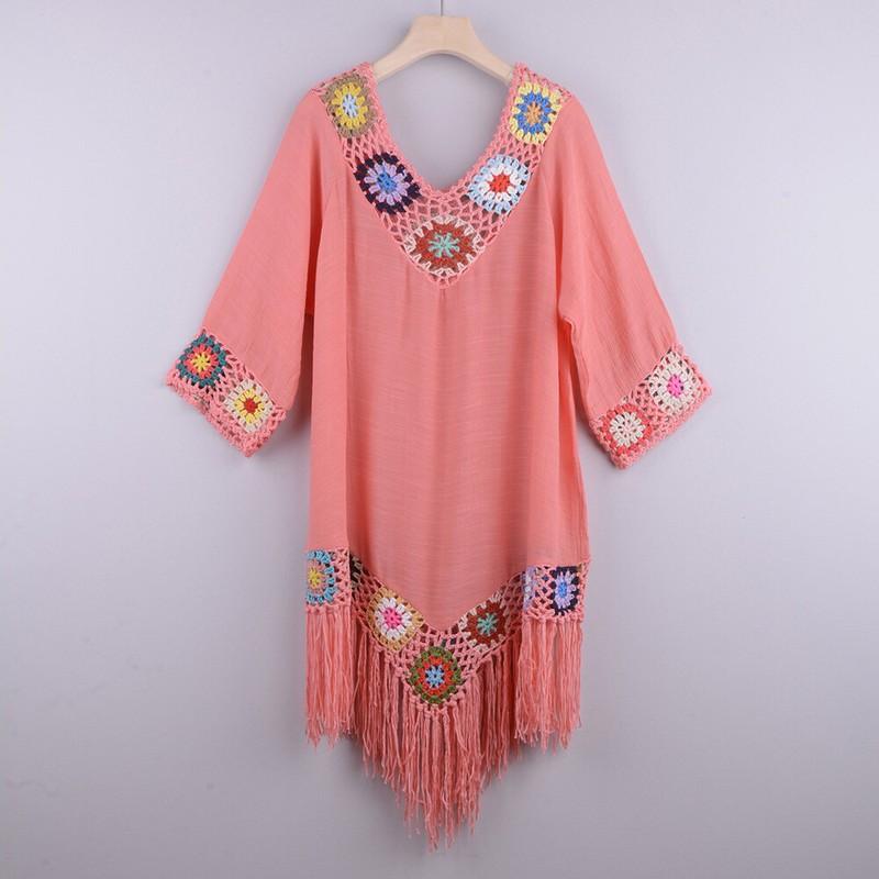 Swimwear Sarong Beach Cover Up Ladies Women Summer Beachwear Bikini Kaftan Dress