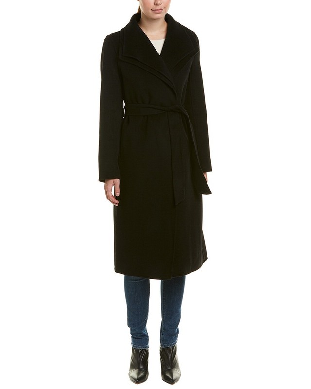 Tahari Elliot Wool-Blend Wrap Coat Women's