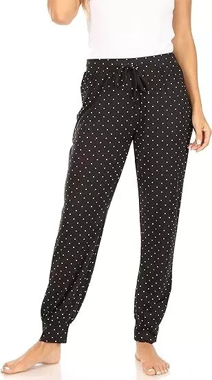 Tahari Women's Relaxed Fit Jogger Pajama Pants Tahari Jogger Pants Soft