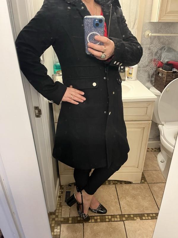 Talbot Women’s Wool Black Coat