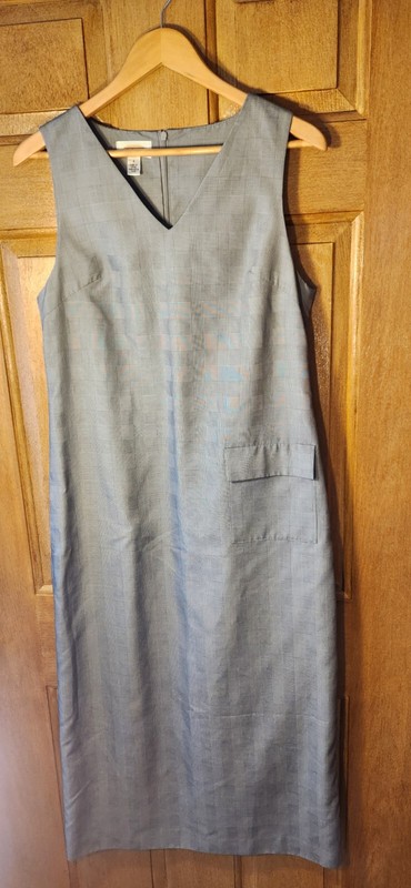 Talbots Black White Glen Plaid Jumper Modest NWOT size 6 Versatile