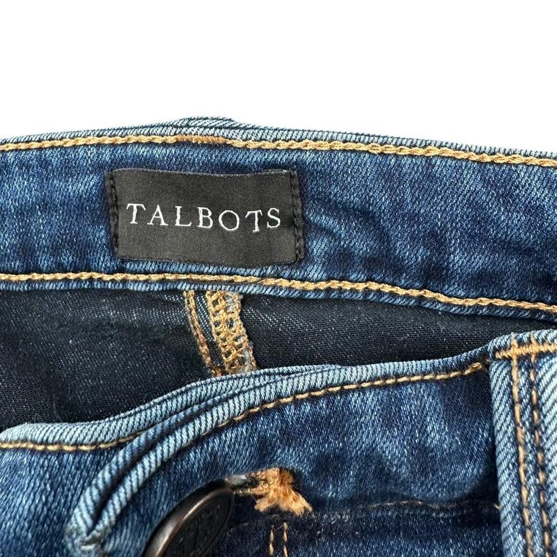 Talbots Blue Denim 5Pocket Straight Leg Classic Comfortable Casual Jeans Size 10