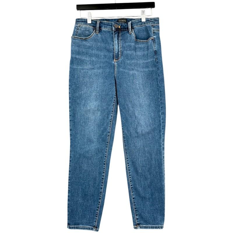 Talbots Blue Denim 5Pocket Straight Leg Classic Comfortable Casual Jeans Size 10