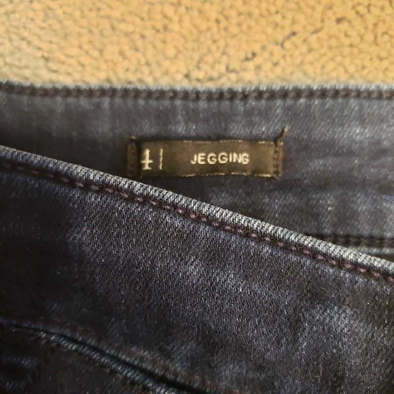 Talbots Jeans Womens 4 Blue Flawless Five Pocket Jegging Dark Wash Stretch Denim