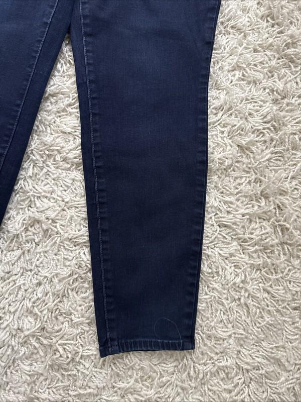 Talbots Womens Flawless High Waisted Jegging Ankle Jeans Size 12P Dark Wash