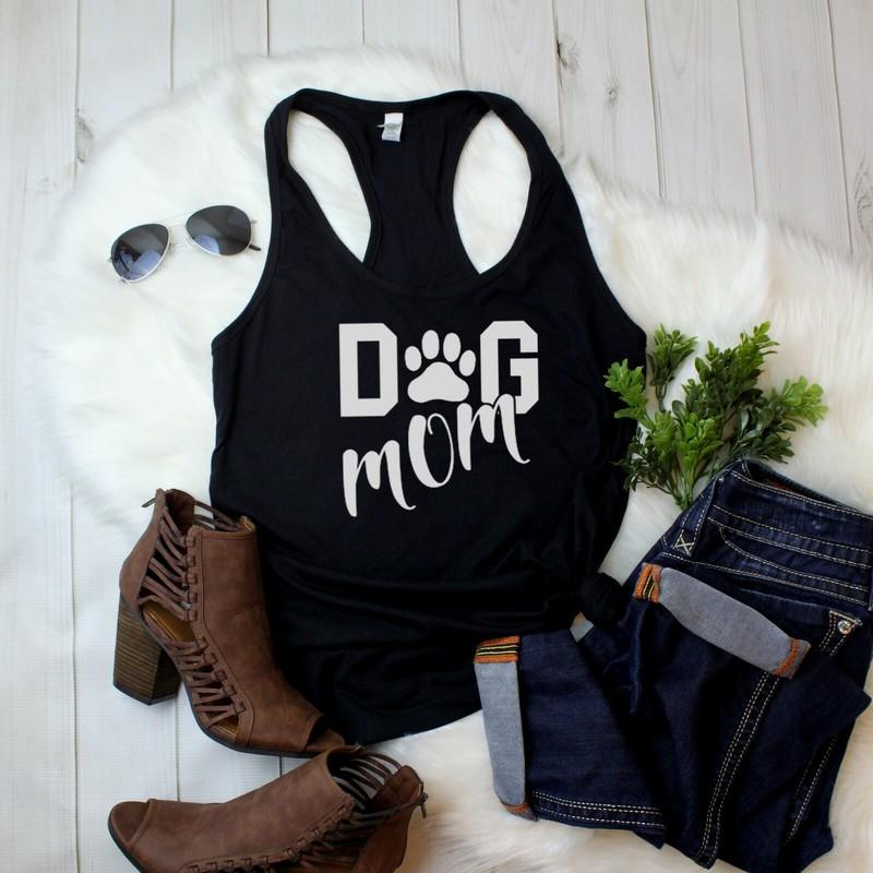 Tank Top Dog MOM T Shirt Mothers Day Dog Lover Gift Dog Tshirt Dog Owner Gift