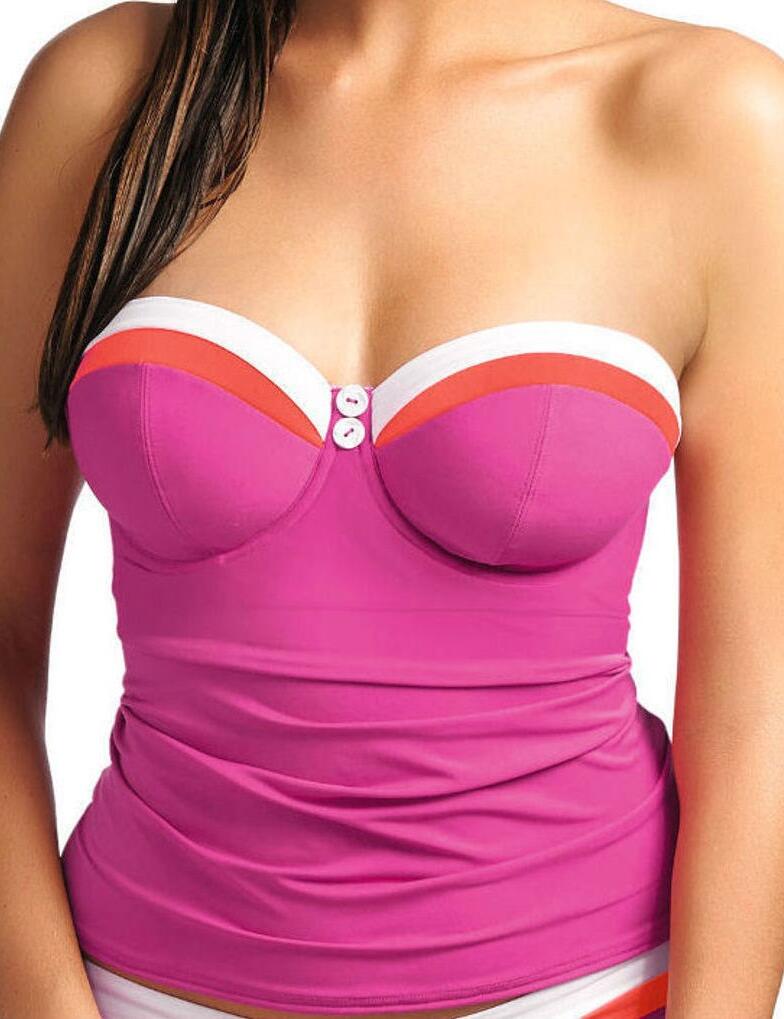 Tankini Top Swimwear Freya Swimwear Revival 3221 Bandeau Padded Tankini Top
