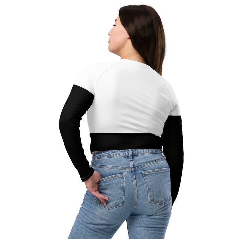 Team Long Sleeve Crop Top Rocket