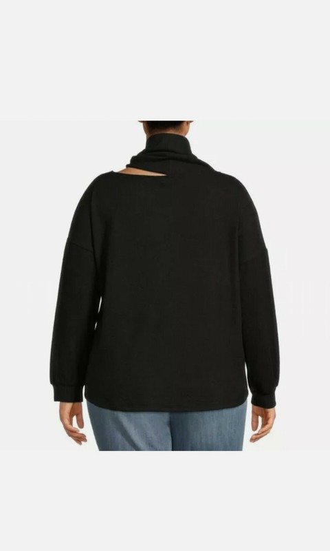 Terra & Sky Plus Size Cut Out Open Shoulder Top Multiple Sizes Super Soft NWT