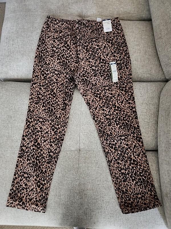 Terra & Sky Plus STRAIGHT LEGS Jeans DIFFERENT SIZES Leopard