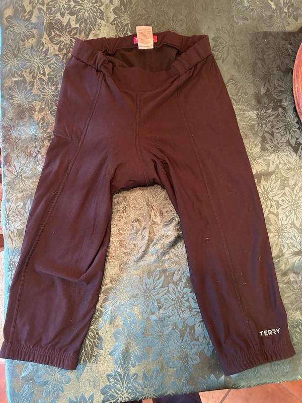 Terry Bike Shorts Women Padded Bike Bermuda Shorts (Black)