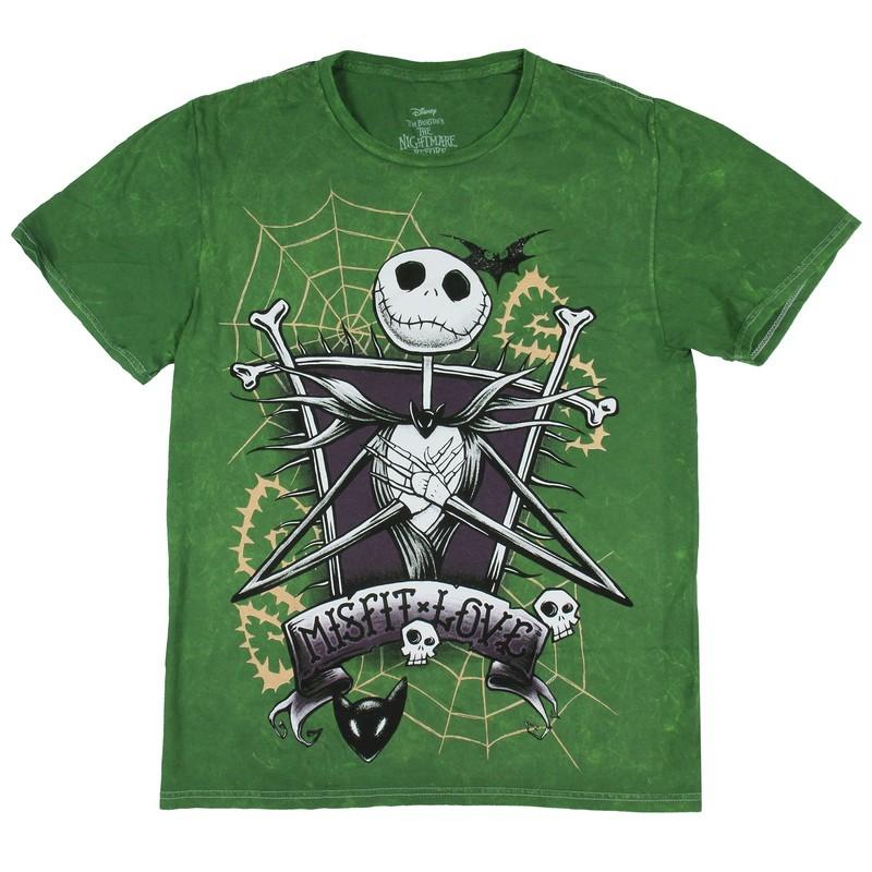 The Nightmare Before Christmas Women's Boyfriend Fit Short Sleeve T-Shirt The Nightmare Before Christmas Women's Boyfriend Fit Short Sleeve T-Shirt