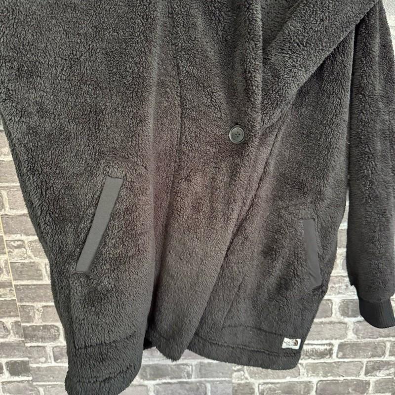 THE NORTH FACE Campshire Fleece Wrap Jacket Black SIZE M/L