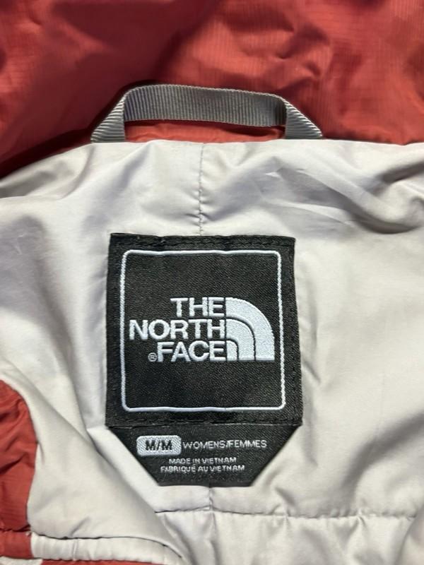 The North Face Lightweight Quilted Insulated Red Jacket Full Zip Size M