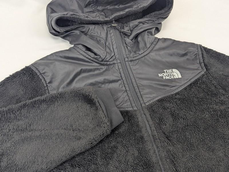 The North Face Oso Hoodie Fleece Jacket Women Medium Black Full Zip Pockets