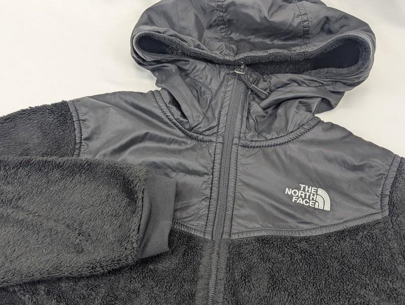 The North Face Oso Hoodie Fleece Jacket Women Medium Black Full Zip Pockets