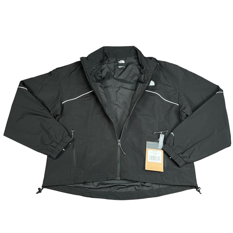 The North Face Tek Piping Full Zip Black Wind Jacket Women's Sizes S - XXL