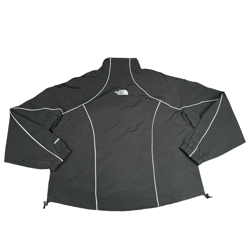 The North Face Tek Piping Full Zip Black Wind Jacket Women's Sizes S - XXL