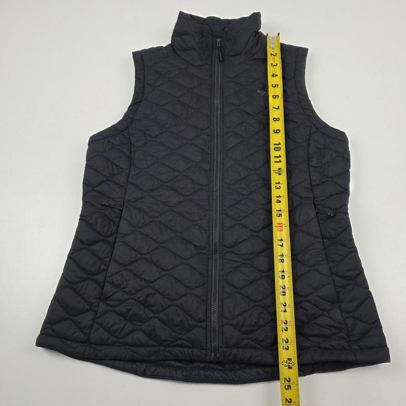 The North Face Vest Womens Medium Black ThermoBall Eco Quilted Insulated Puffer