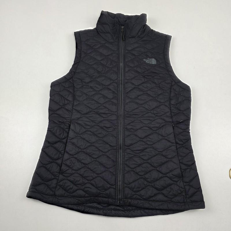 The North Face Vest Womens Medium Black ThermoBall Eco Quilted Insulated Puffer