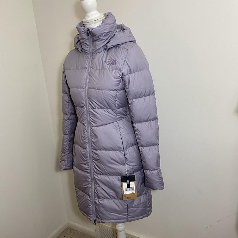The North Face Women's Metropolis Parka Down Coat Minimal Grey Sz S Or L NEW