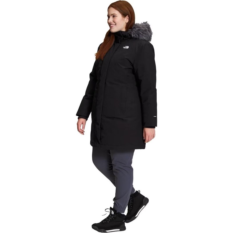 The North Face Women's Plus Arctic Parka Down Coat TNF Black Sz 1X 2X 3X NEW
