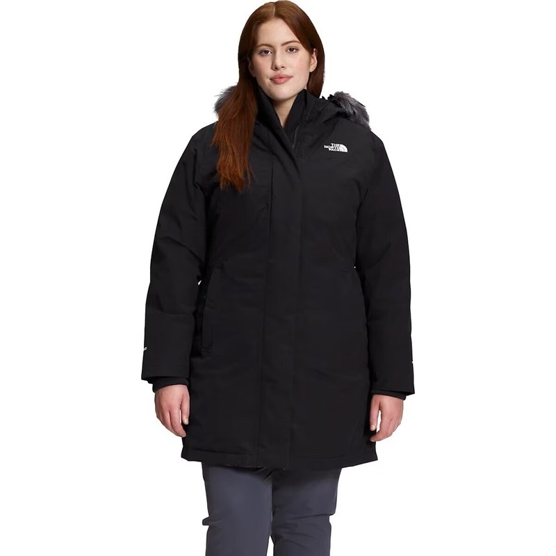 The North Face Women's Plus Arctic Parka Down Coat TNF Black Sz 1X 2X 3X NEW