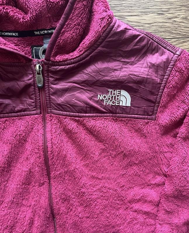 The North Face Women’s Purple Hood Zip Up Fluffy Fleece Size M