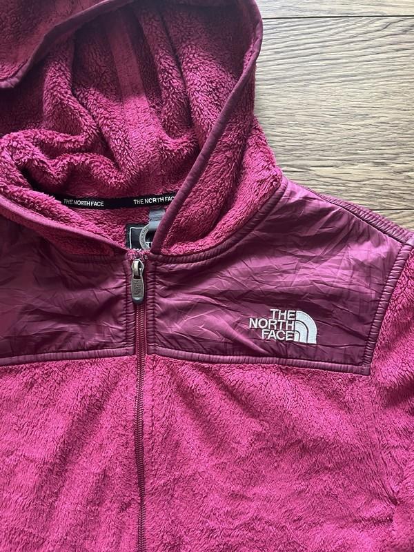 The North Face Women’s Purple Hood Zip Up Fluffy Fleece Size M