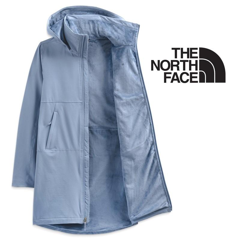 The North Face Women's Shelbe Raschel Parka-Length w/Hood - Folk Blue • Large