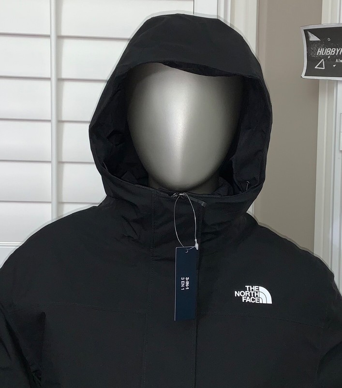 The North Face Womens Sequoia Triclimate 3 In 1 Waterproof Down Parka Jacket BLK