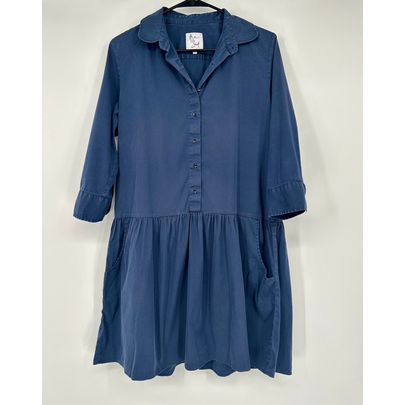 The Shirt By Rochelle Behrens Drop-Waist Shirt Dress