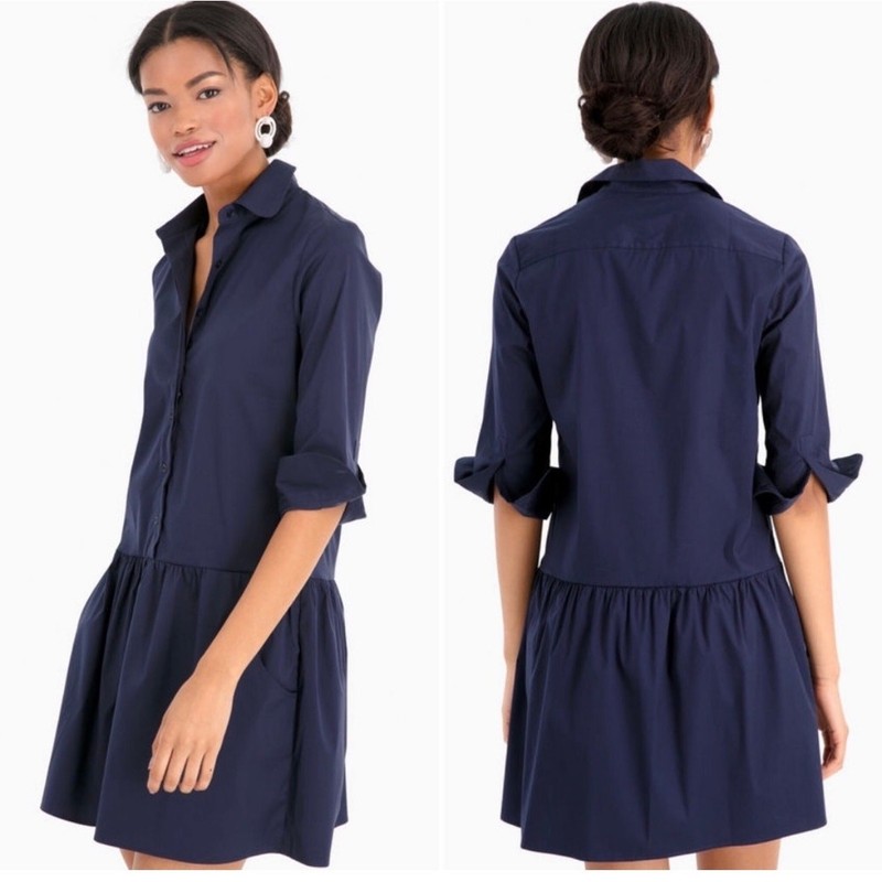 The Shirt by Rochelle Behrens Drop-Waist Shirt Dress