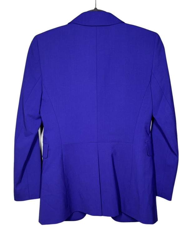 Theory Size 00 FEM Blazer S Blue Iris Traceable Wool 2 Jacket $475