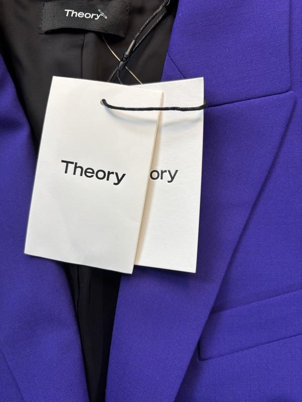 Theory Size 00 FEM Blazer S Blue Iris Traceable Wool 2 Jacket $475