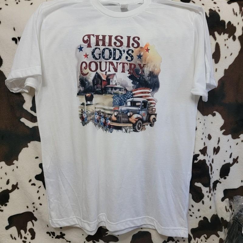 This Is Gods Country Western Theme Short Sleeve T-Shirt