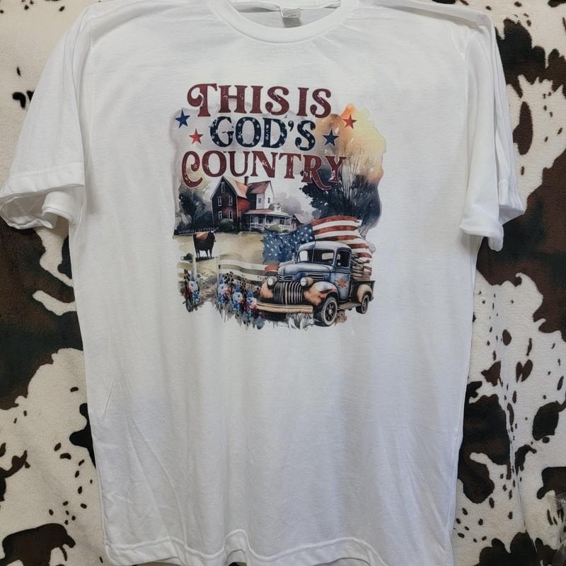 This Is Gods Country Western Theme Short Sleeve T-Shirt