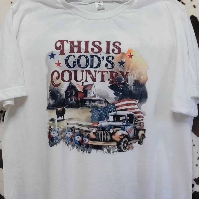 This Is Gods Country Western Theme Short Sleeve T-Shirt