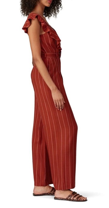 Three Floor Margaux Striped One Shoulder Jumpsuit In Women’s Size 2