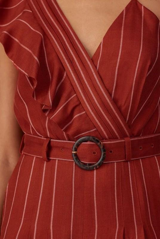 Three Floor Margaux Striped One Shoulder Jumpsuit In Women’s Size 2