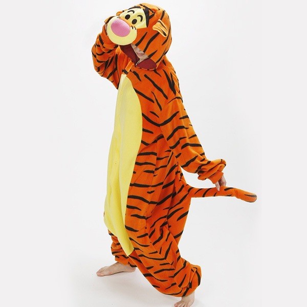 TIGER Adult One Piece Cosplay Pajamas For Men And Women