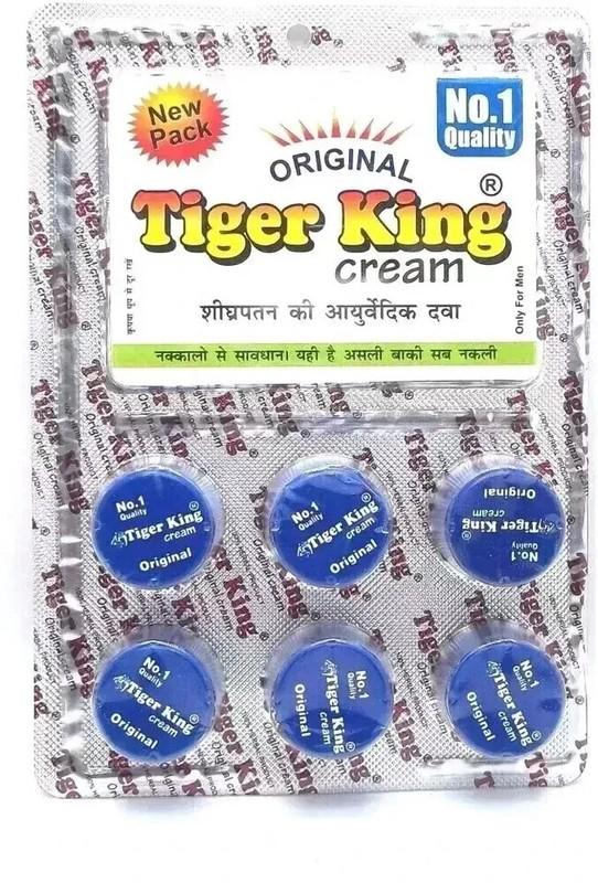 Tiger King Cream For Extra Power Original Pack Of 3 (Peace 18) + Free Shipping