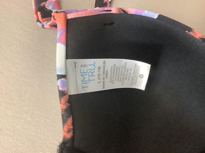 Time And Tru Bikini Underwire Top Large (12~14)
