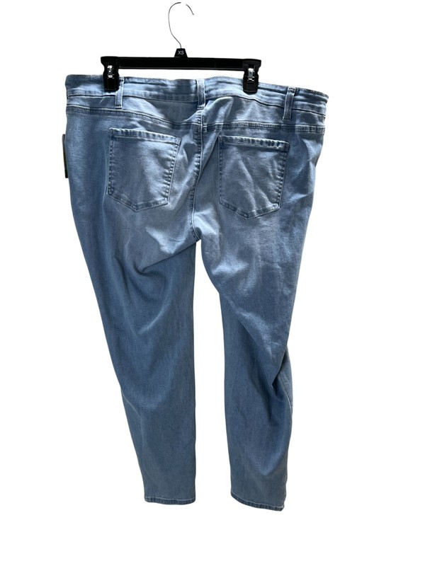 Time And Tru Jeans Size XXL Women's Maternity Blue Skinny Cotton Blend
