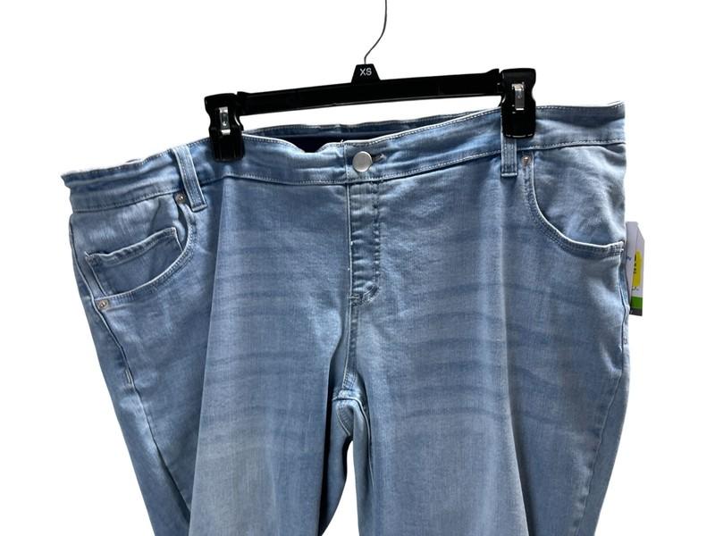 Time And Tru Jeans Size XXL Women's Maternity Blue Skinny Cotton Blend