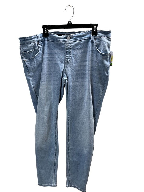 Time And Tru Jeans Size XXL Women's Maternity Blue Skinny Cotton Blend
